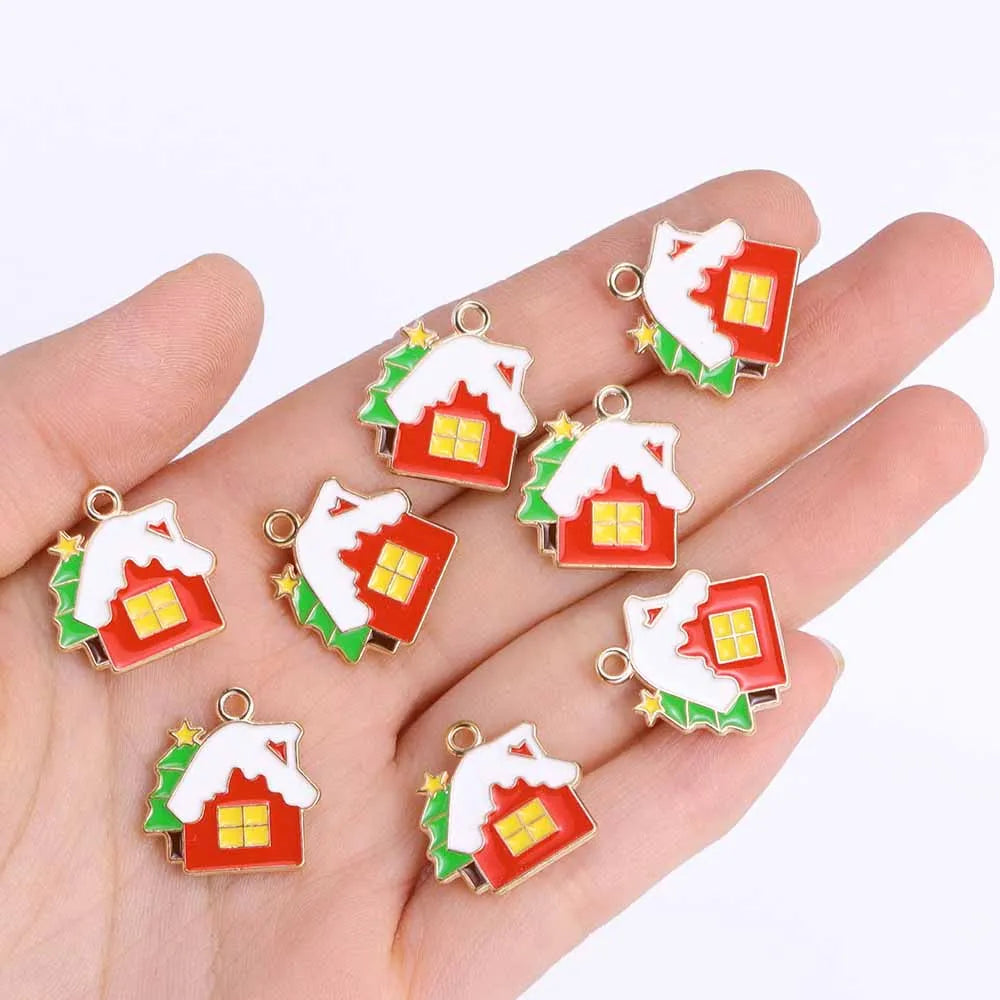キュートなクリスマスチャームセット(10個セット)