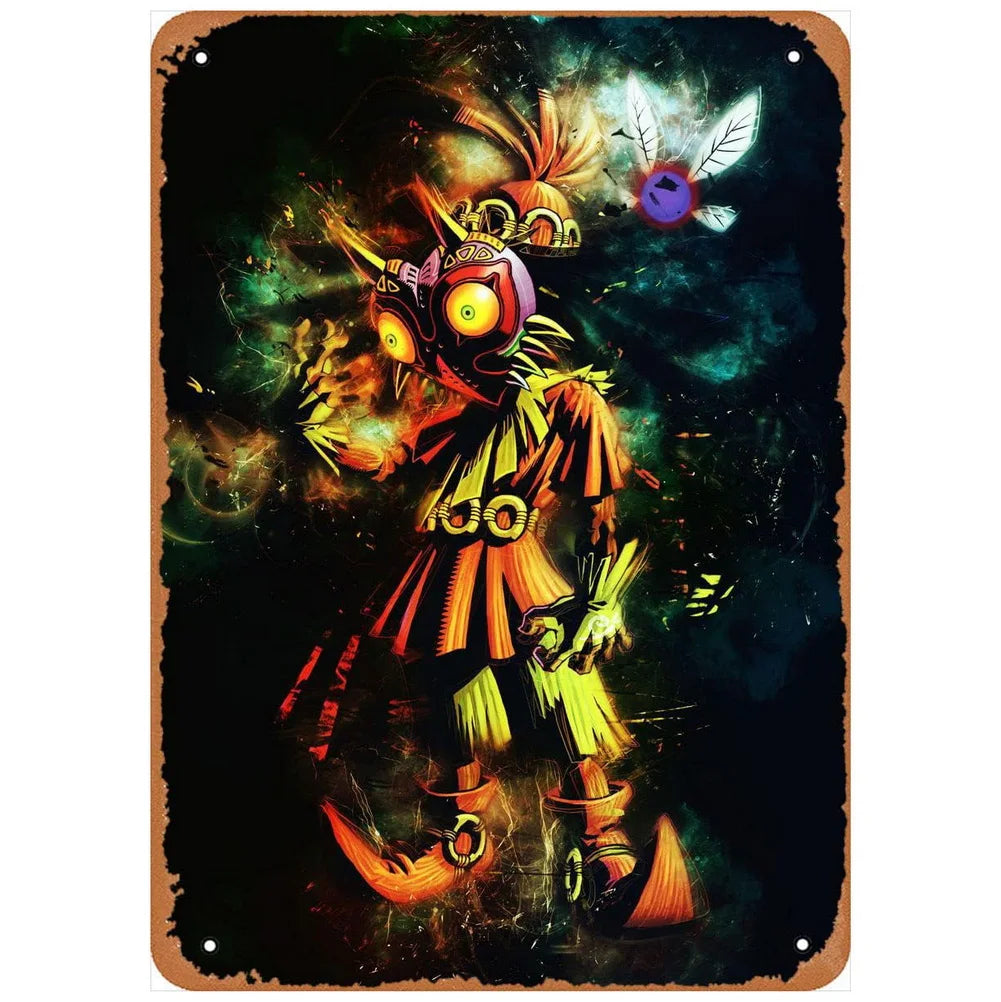 ヴィンテージ映画ブリキ看板 A