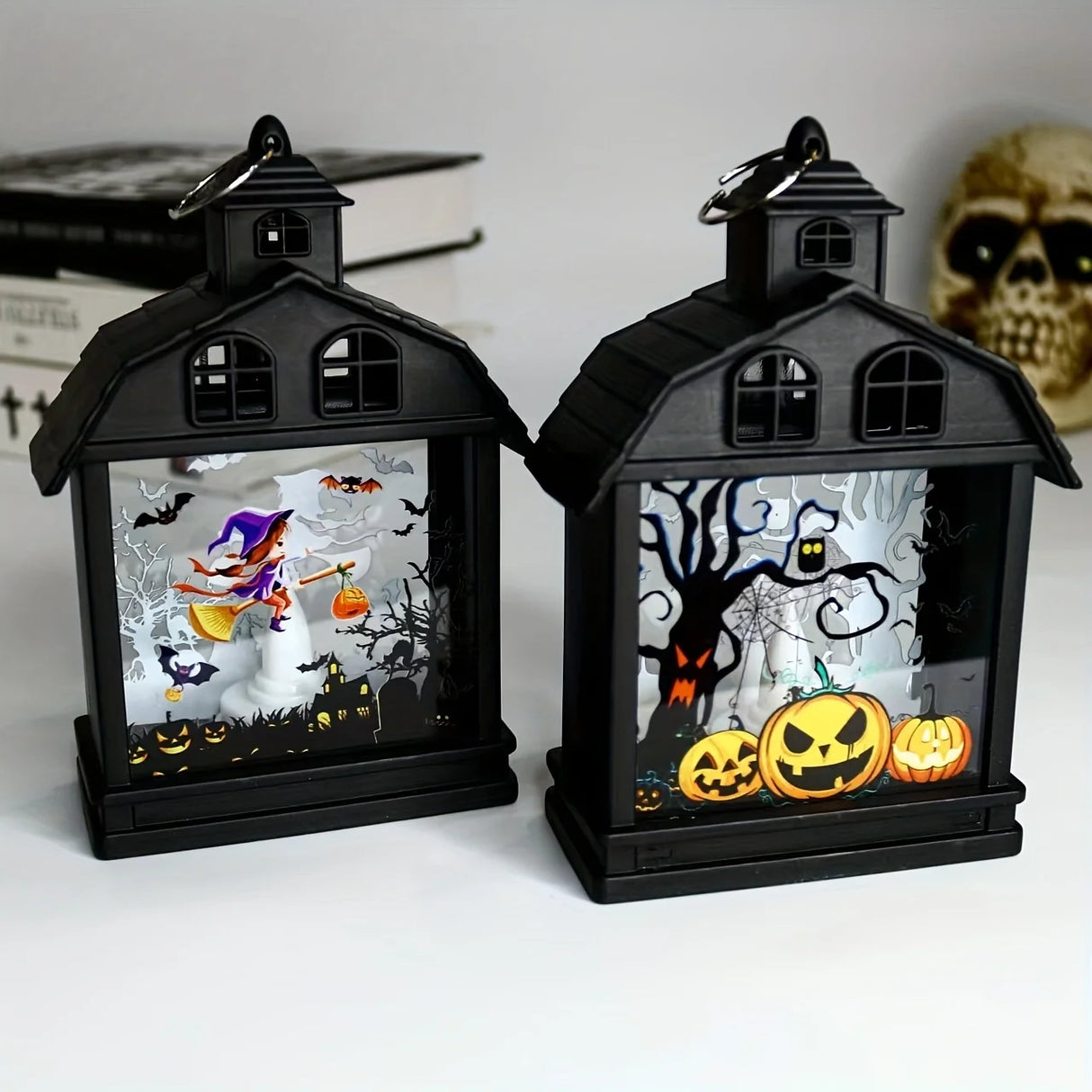 イベント・ハロウィングッズ|LEDキャンドルライト 吊り下げランタン