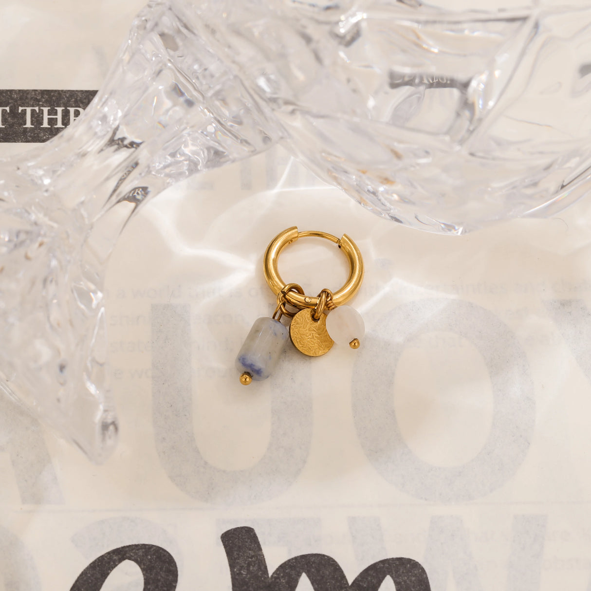 ヴィンテージボヘミアン タイガーアイイヤリング