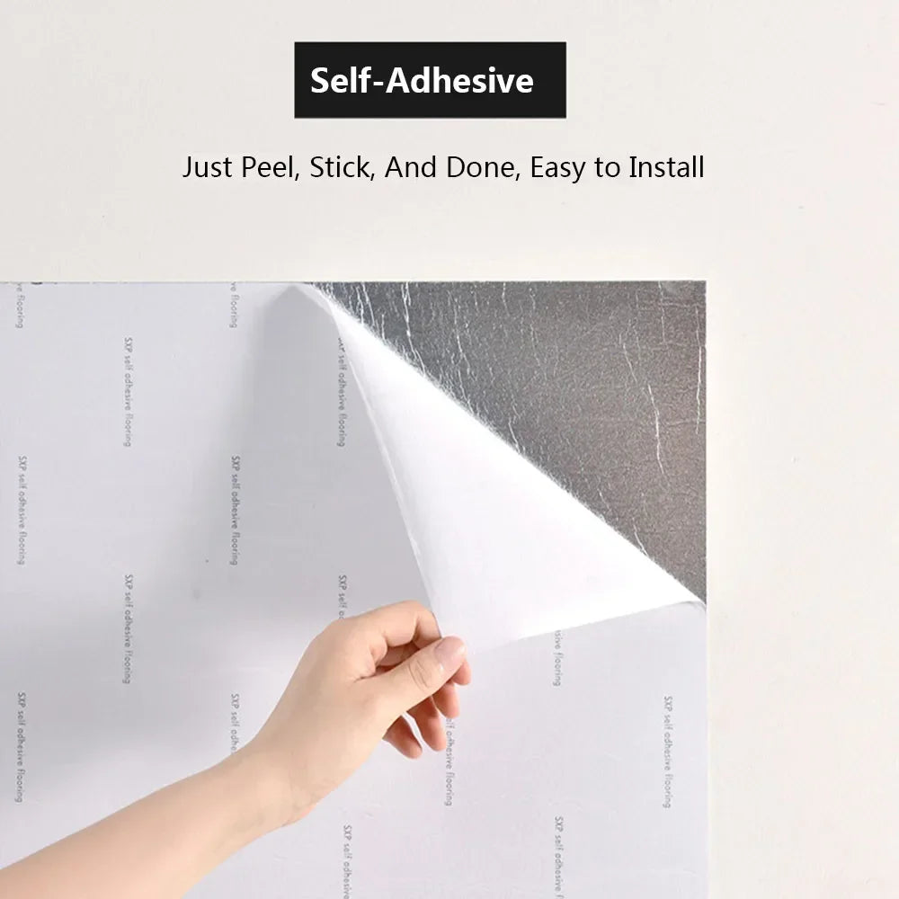 DIYフロアシート マーブル柄タイル風 ステッカー 10枚入/20枚入 豪華