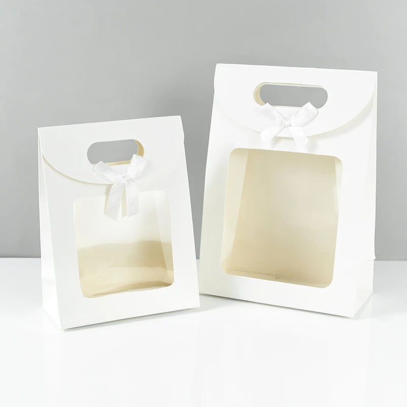 |ノベルティ用品 | 窓付きモノトーンギフトバッグ 5個セット