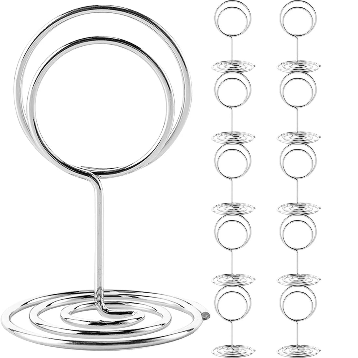 イベント・結婚式装飾|円形ワイヤーフォトホルダー10個セット