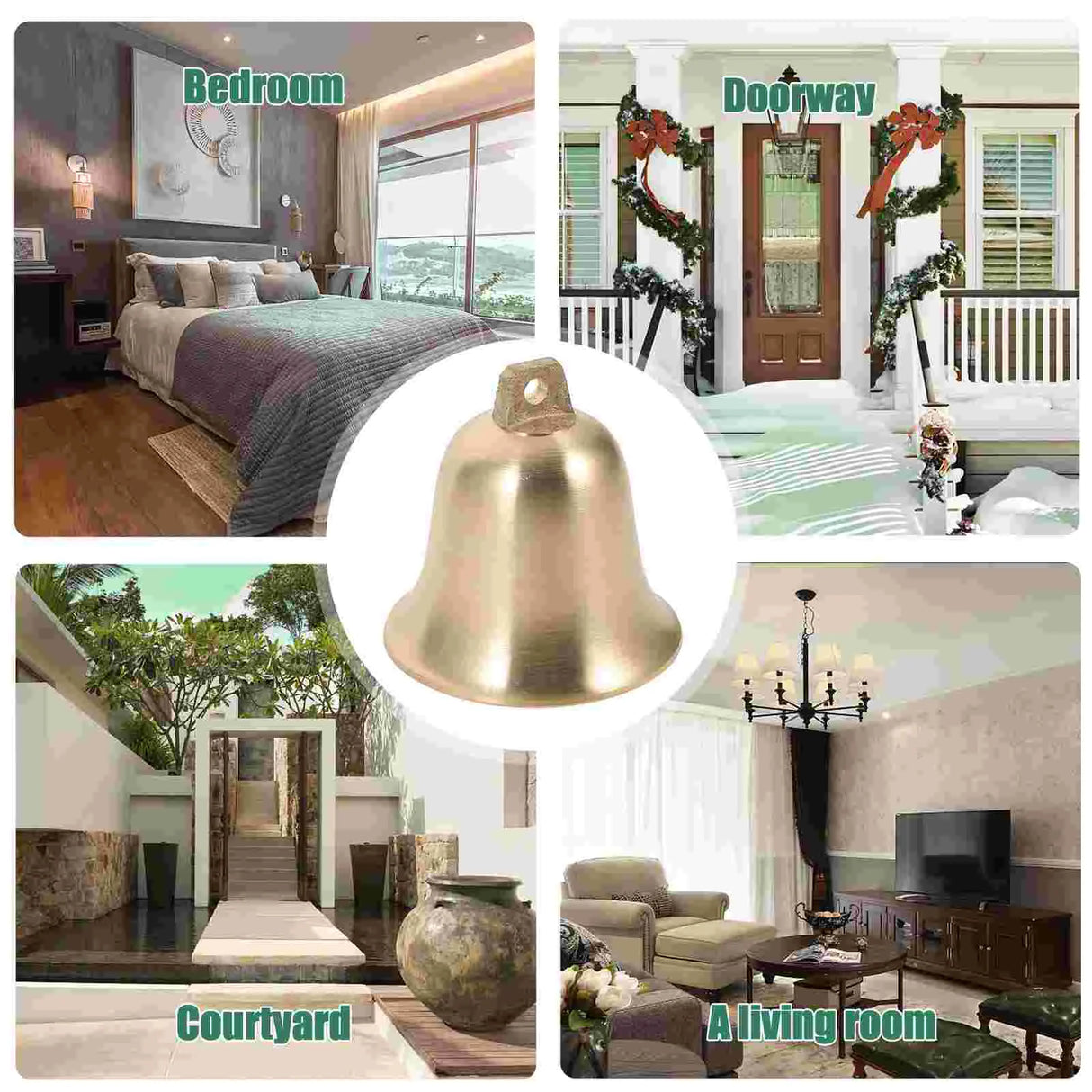 【クリスマス・インテリア用装飾】クリスマスベル オーナメント(2サイズ)