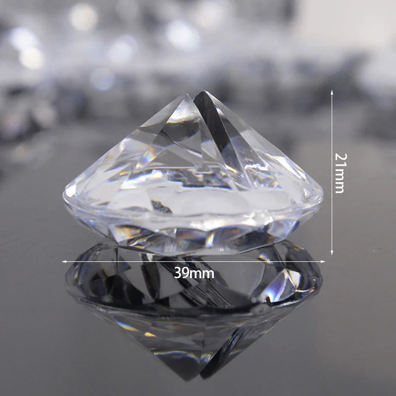 イベント・結婚式装飾|アクリル製ダイヤモンドカードホルダー5/10個