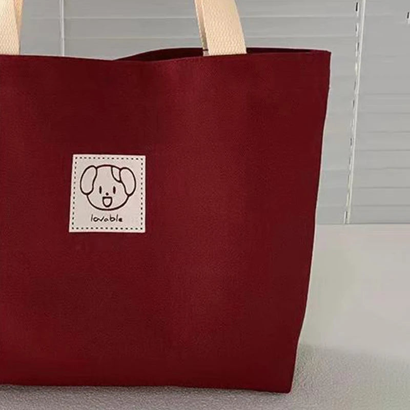 |ノベルティ用品 |シンプル大容量キャンバスバッグ | 29 ×31cm