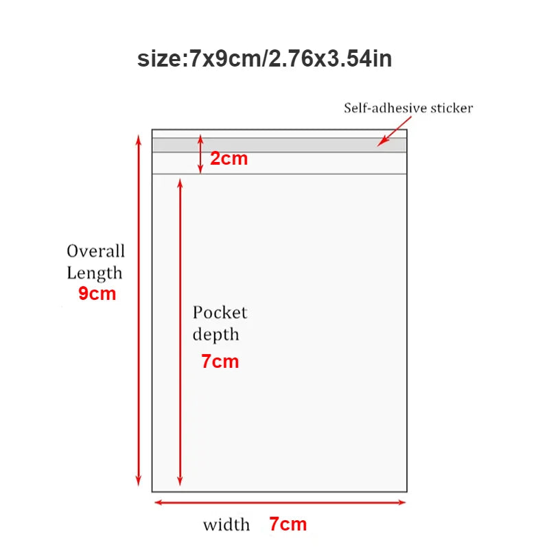 |イベント・ノベルティ用品 | 透明無地OPP袋各種 100枚セット