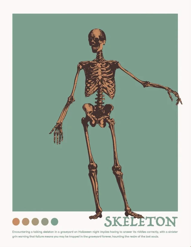 イベント・ハロウィングッズ|ヴィンテージハロウィンキャンバスアートポスター