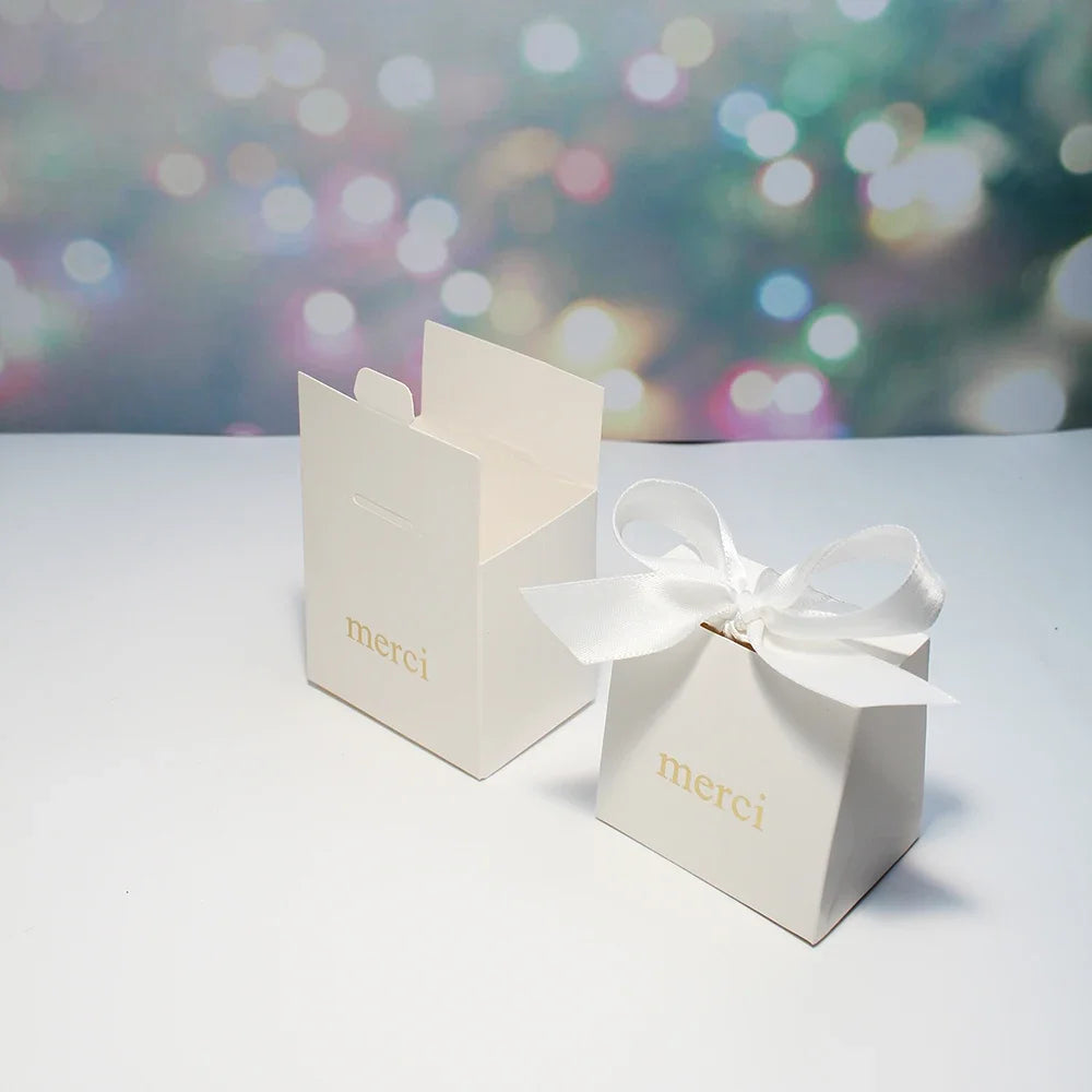 |イベント・ノベルティ用品 | リボン付き小型ギフトバッグ | 7×7×5c