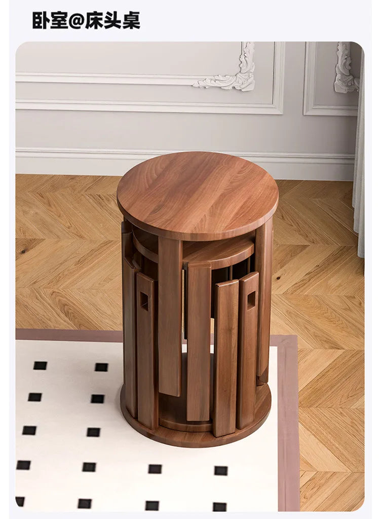 モダン木製スタッキングスツール