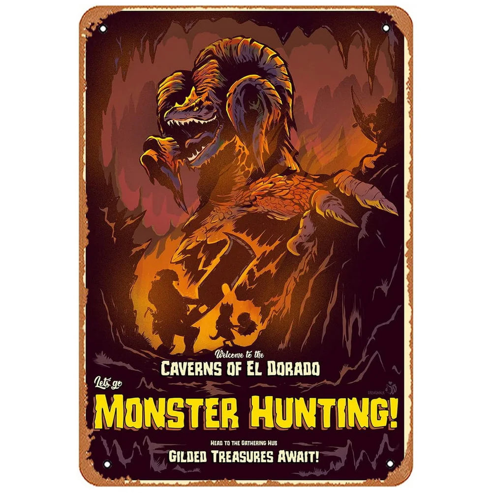 ヴィンテージ映画ブリキ看板 A