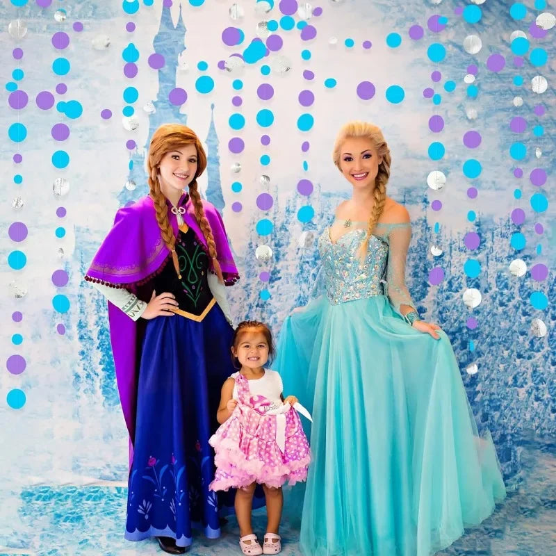 イベント・クリスマス装飾|フローズンカラーガーランドデコレーション