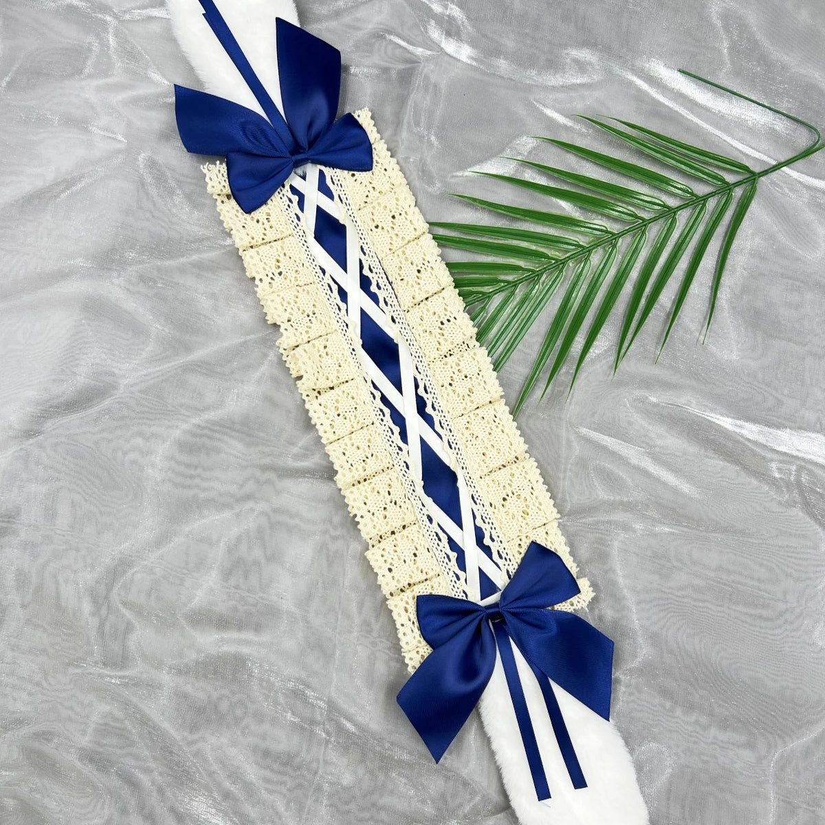 イベント・ハロウィングッズ|ウサギ耳ロリータ風ヘッドドレス