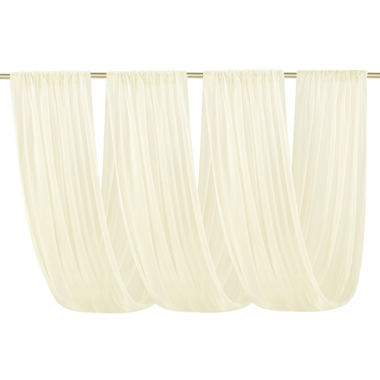 ウェディング用シアードレープ天井装飾カーテン