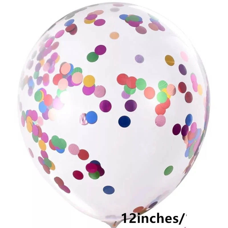 イベント・クリスマス装飾|ゴールドシルバー紙吹雪バルーンセット