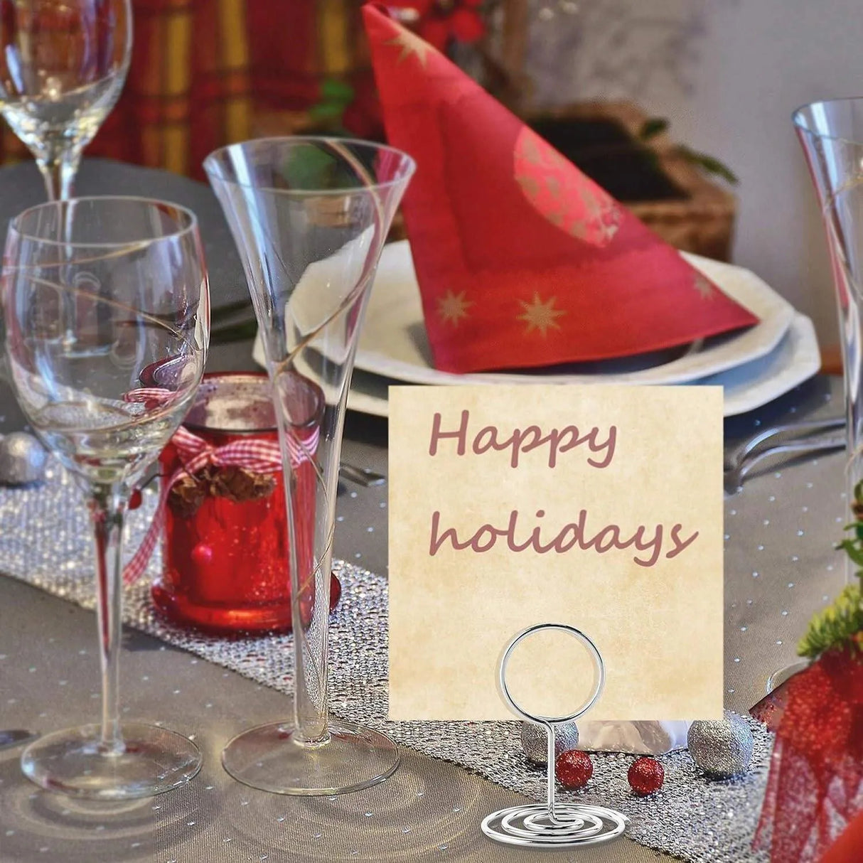 イベント・結婚式装飾|円形ワイヤーフォトホルダー10個セット