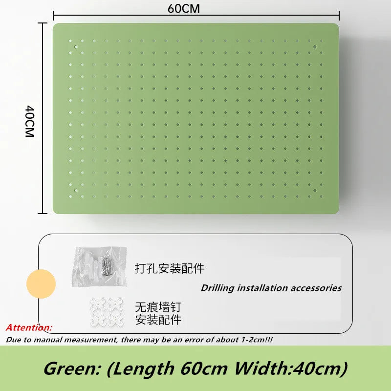 多機能メタルペグボード収納ラック