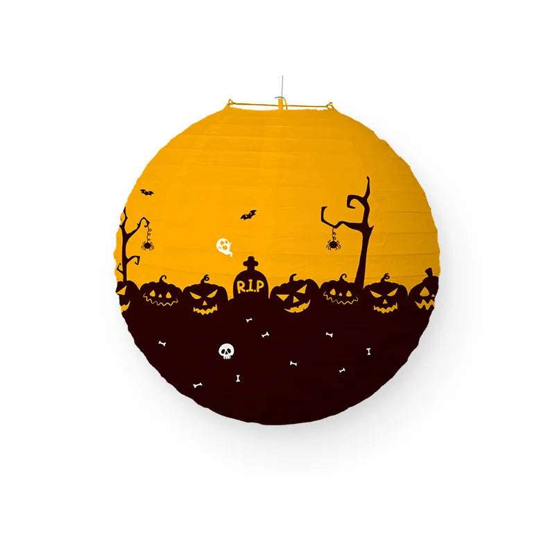 イベント・ハロウィン装飾|ハロウィンテーマの提灯セット(カボチャ・クモ・ゴースト)