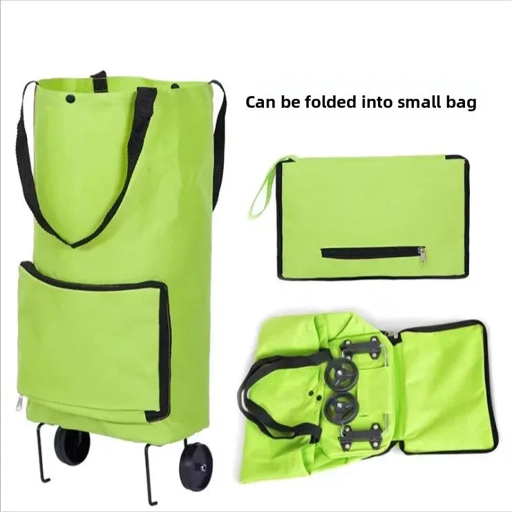 | ノベルティ用品 | キャスター付き 折りたたみショッピングバッグ