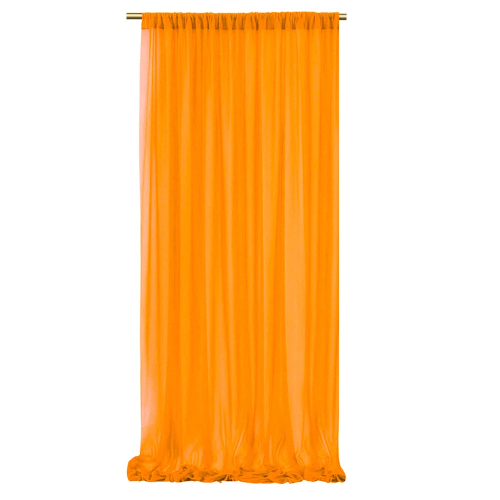 シアーチュールバックドロップカーテン