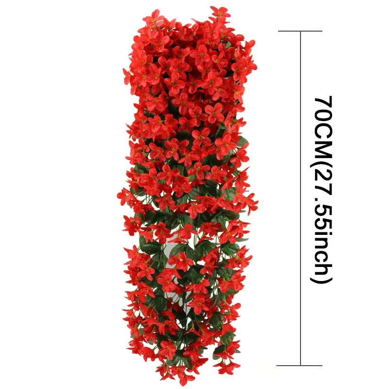 人工バイオレット 吊り下げフェイクフラワー