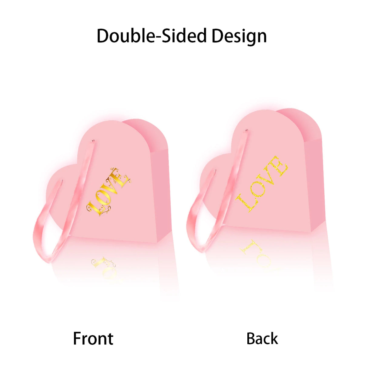 バレンタインデー ハートギフトボックス 12個セット