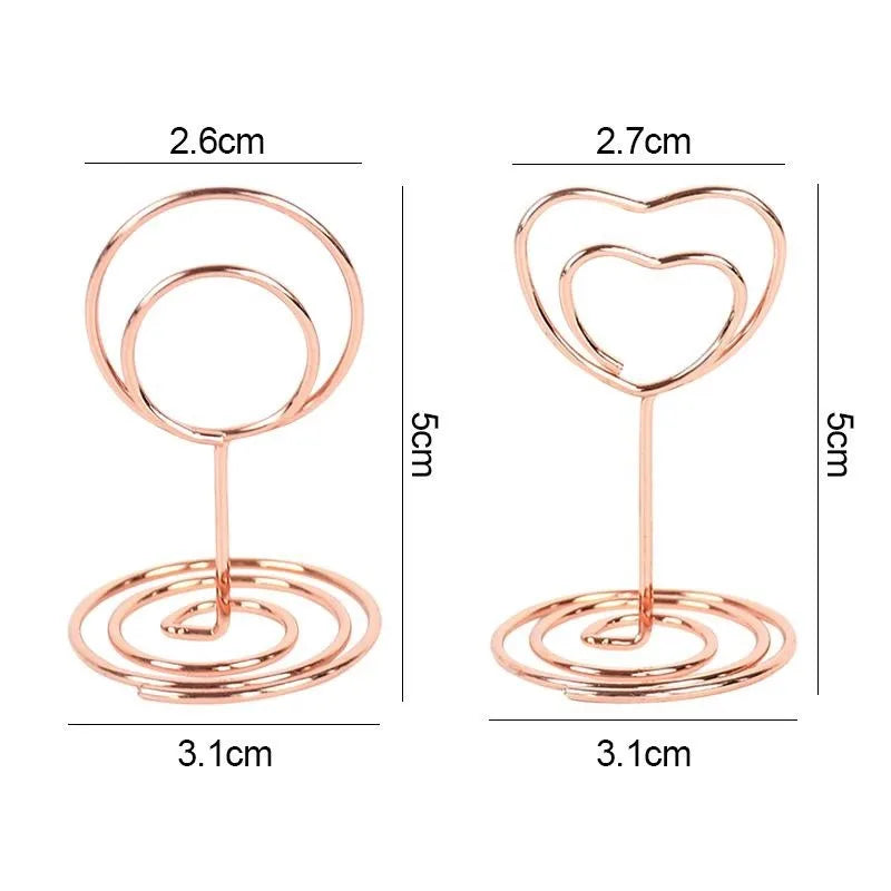 イベント・結婚式装飾|テーブルナンバーホルダー 20個セット ゴールド