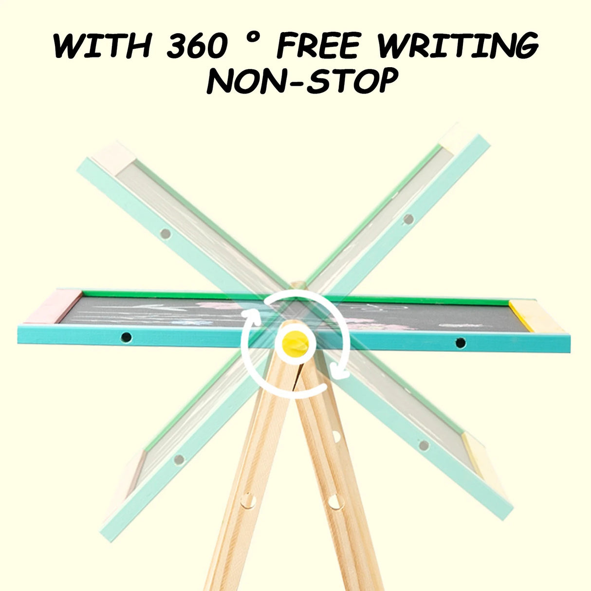 多機能子供用木製アートイーゼル