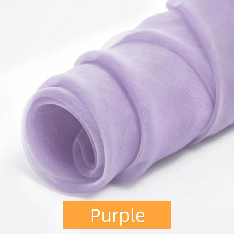 パーティー・インテリア装飾 シフォン素材カーテン 5M/10M 透明感