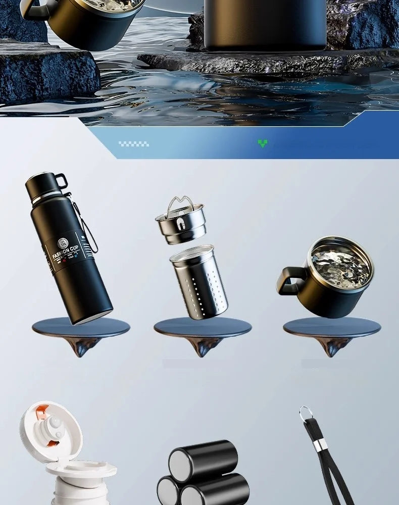 |イベント・ノベルティ用品 | ポータブル魔法瓶 ステンレスサーモス | 600~1500ml