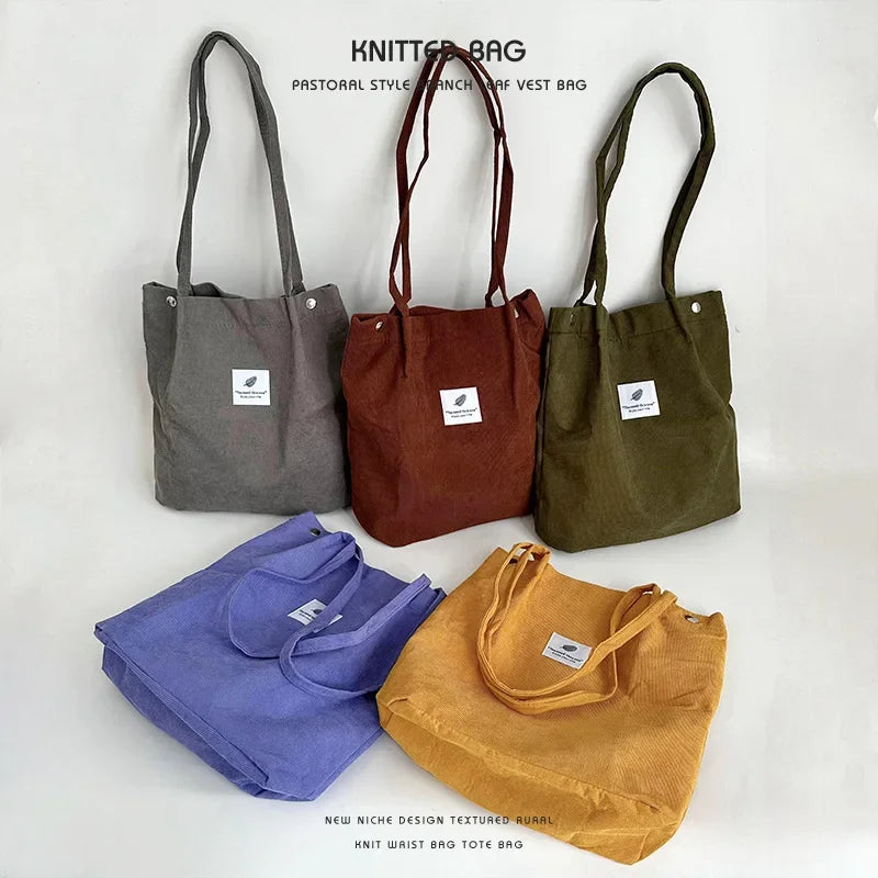 |ノベルティ用品 | コーデュロイショルダーバッグ | 31×34c