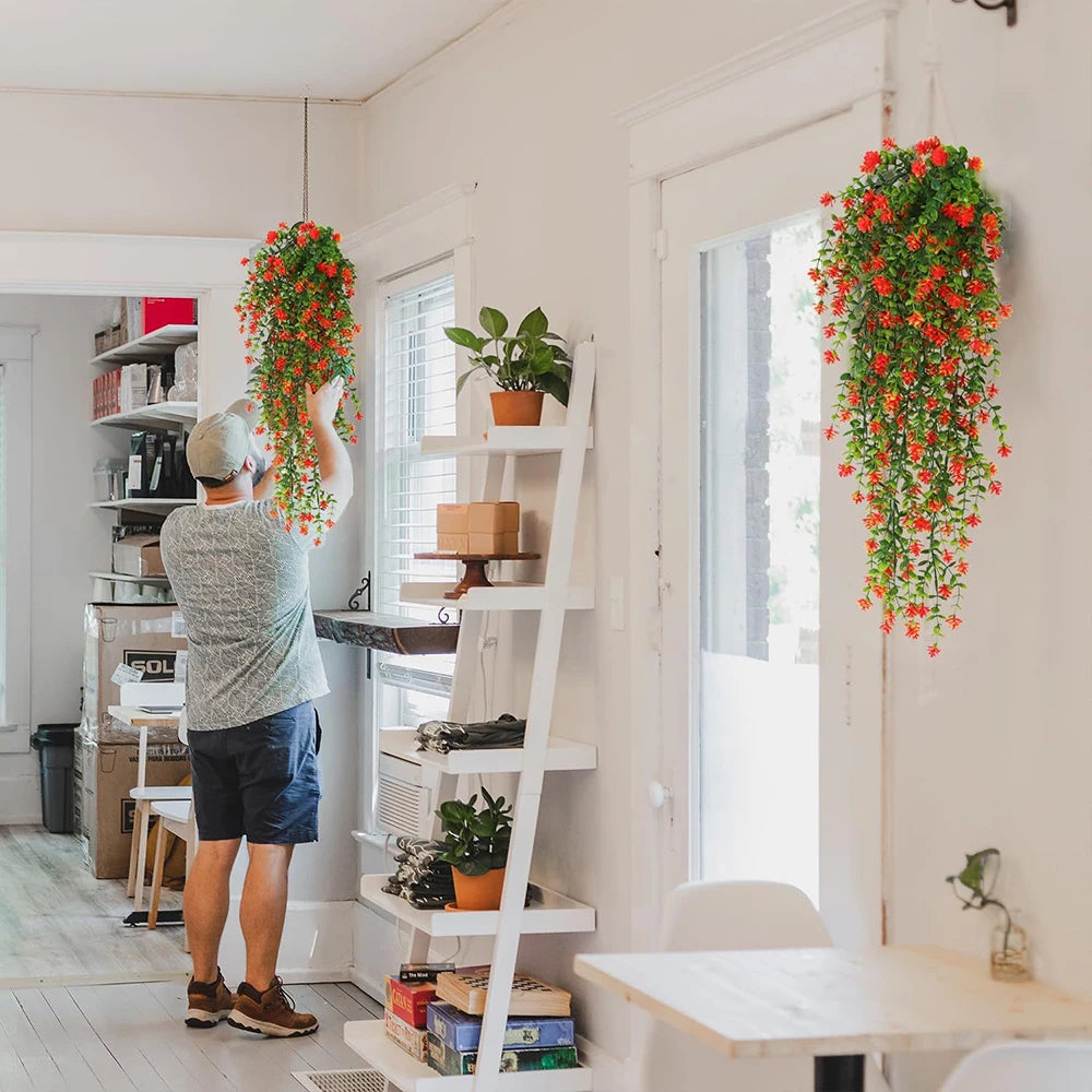 パーティー・ガーデン装飾|造花ハンギングフラワー(76c)(80CM )