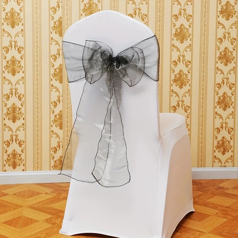 インテリア・パーティ装飾 | オーガンジーリボン10枚入 | 全長2.75m