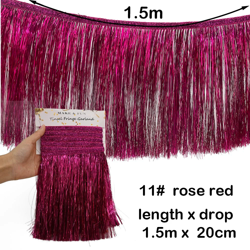 パーティー・インテリア装飾 誕生日用バナー フリンジガーランド 壁面装飾