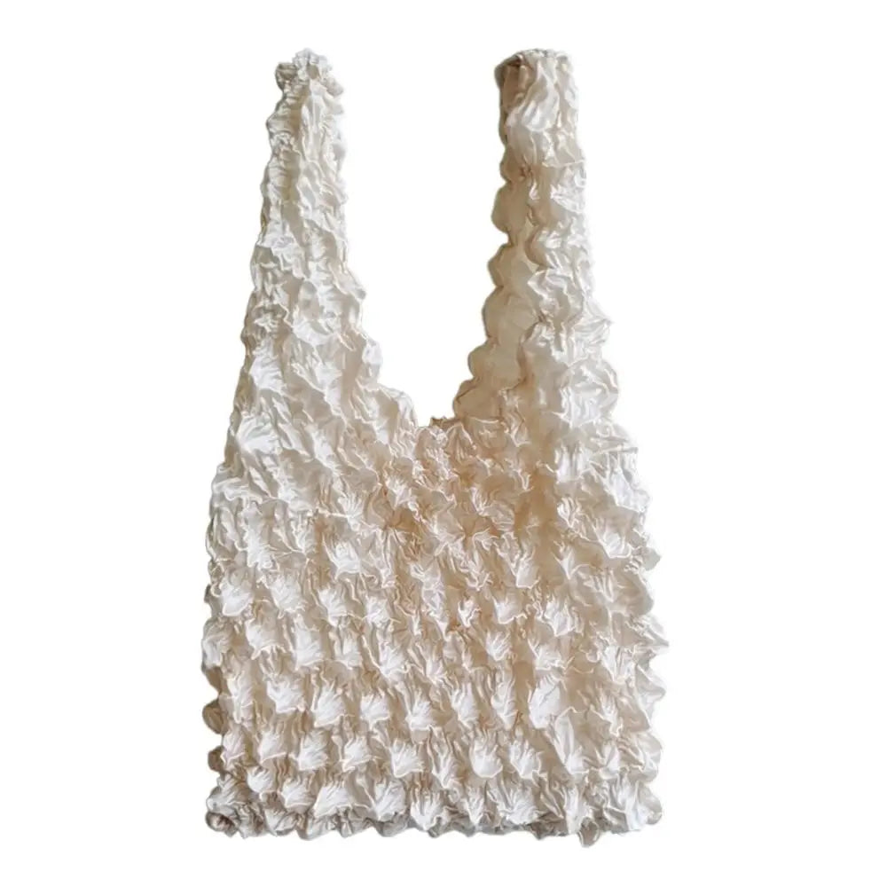 |ノベルティ用品 | 人気!シャーリング素材ショルダーバッグ | 10×17cm