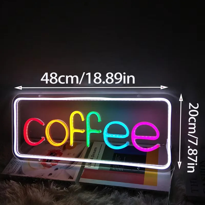 Coffee/Tea/Bar LEDネオンサイン(ネオン看板)