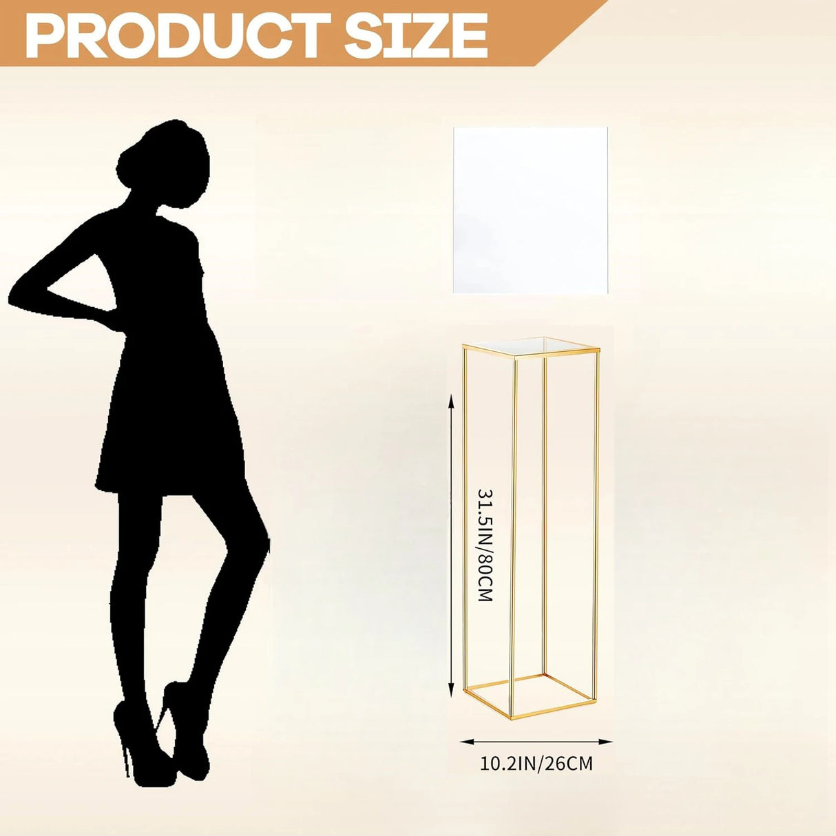 結婚式・インテリア装飾|ゴールドメタルプラントスタンド3個セット