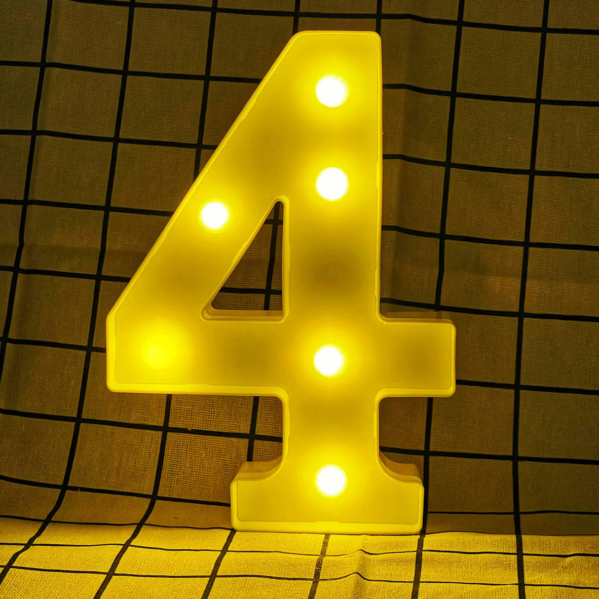 【LED装飾】LEDライト・デコレーションライト(ハート/数字/アルファベット)22cm ハート16cm