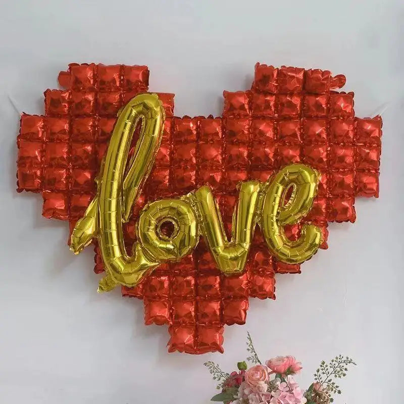 ハート型バルーン バレンタインデー装飾
