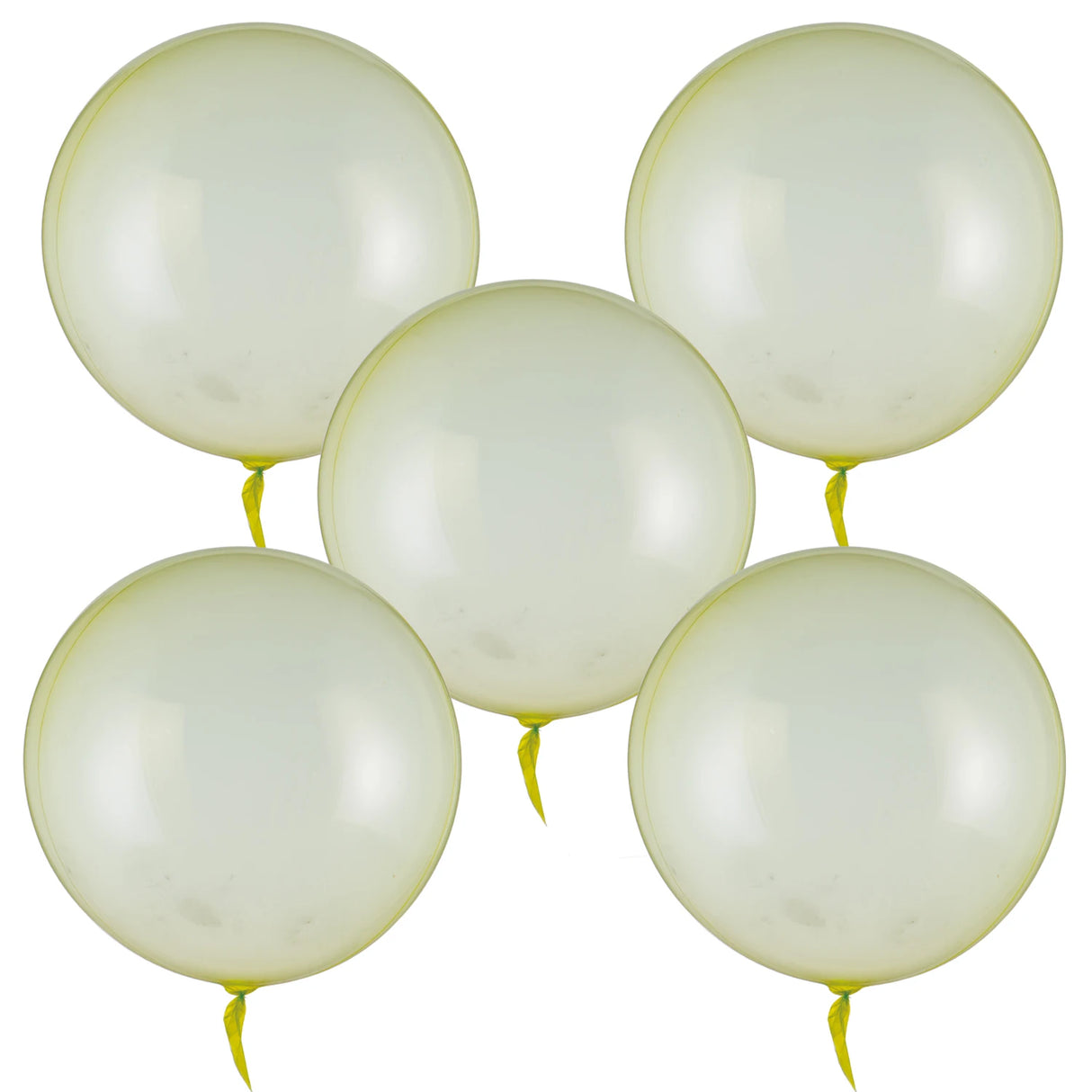 カラフルクリスタルバブルバルーン5個セット