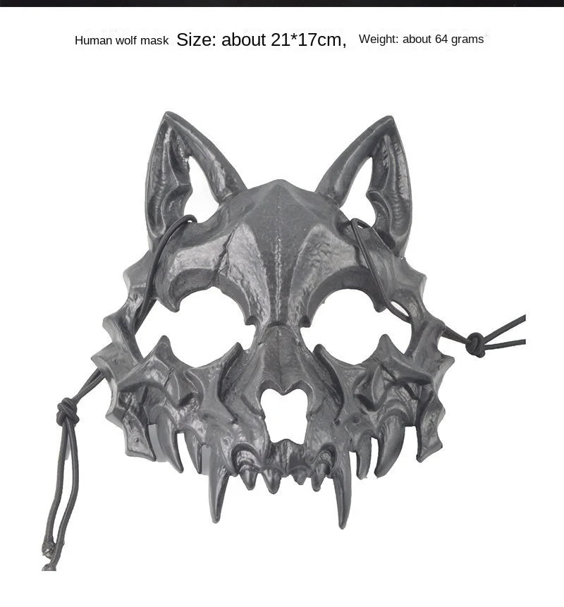 イベント・ハロウィングッズ|ホラー系スカル型風マスク