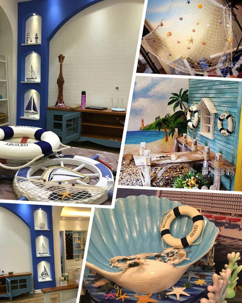 イベント・パーティー装飾|地中海風装飾 おしゃれなネットウォールデコ