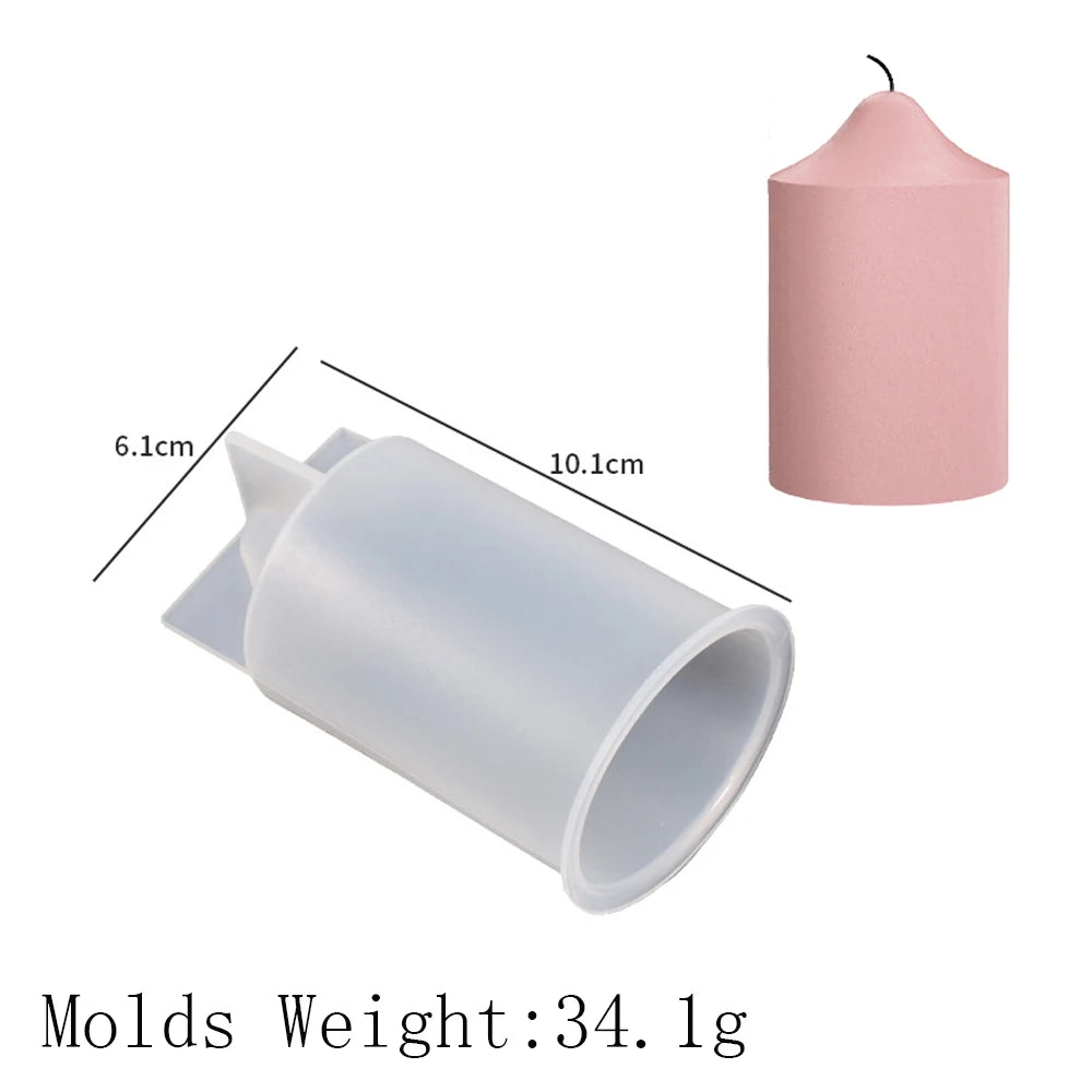 クラフト・DIY用|ハンドメイドキャンドル用 円筒型 シリコン