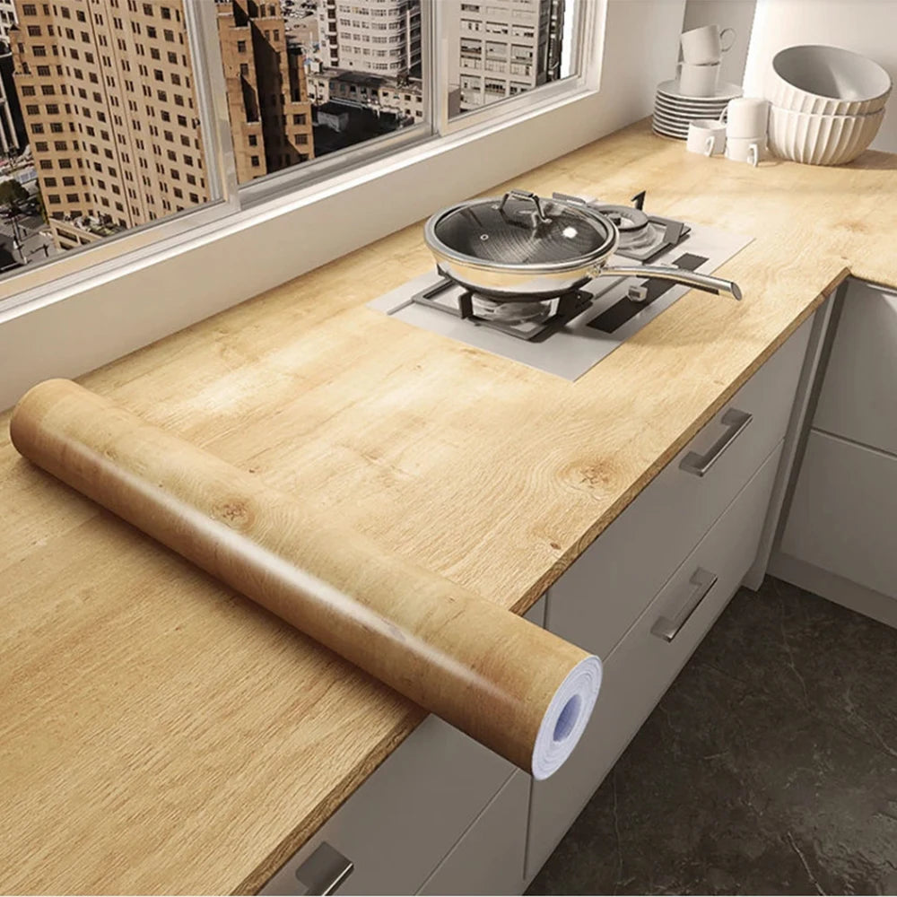 DIY・インテリア装飾 天然木目調シート 40c・55c幅 長さ1M/2M/3M/5M 多機能素材