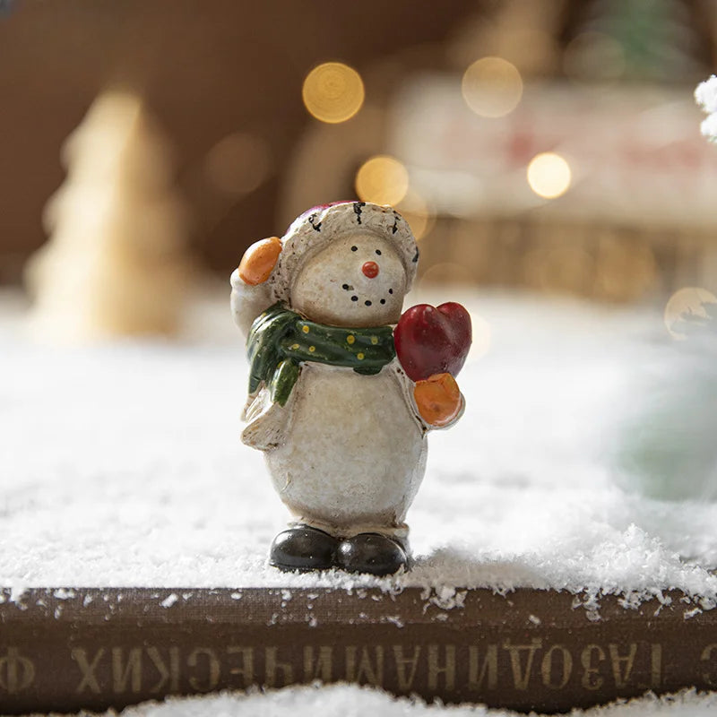 【クリスマスツリー用装飾】スノーマンオーナメント(塗装樹脂製)