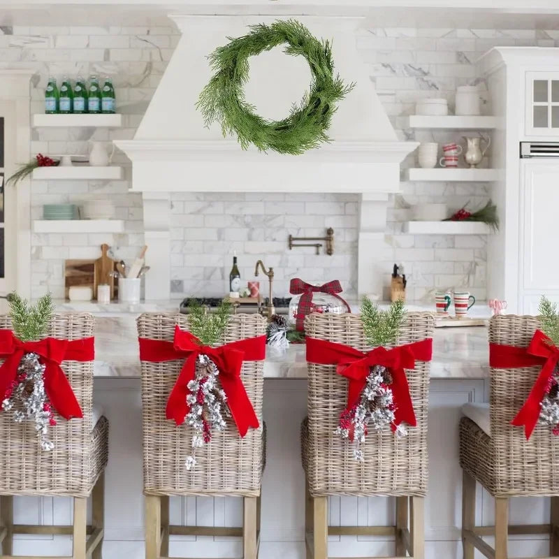 卸売人工グリーン松の葉クリスマスデコレーションクリスマスツリーホームルームデコレーション2025新年ギフトクリスマスガーランドアクセサリー