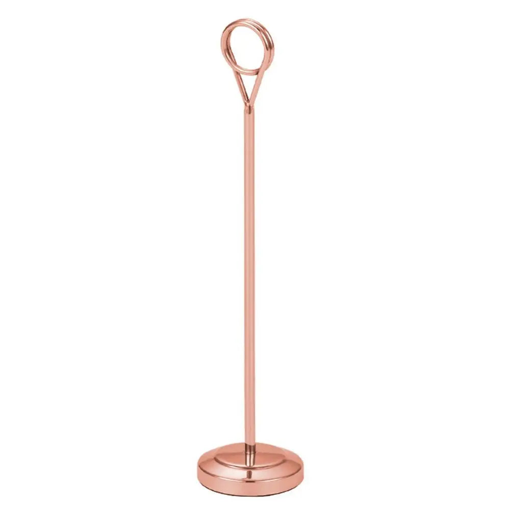 イベント・結婚式装飾|ステンレス製ラウンドフォトクリップホルダー