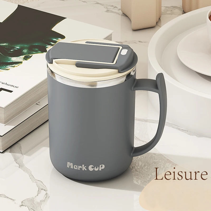 |イベント・ノベルティ用品 | 断熱ステンレス 茶葉フィルター付きマグカップ | 500ml