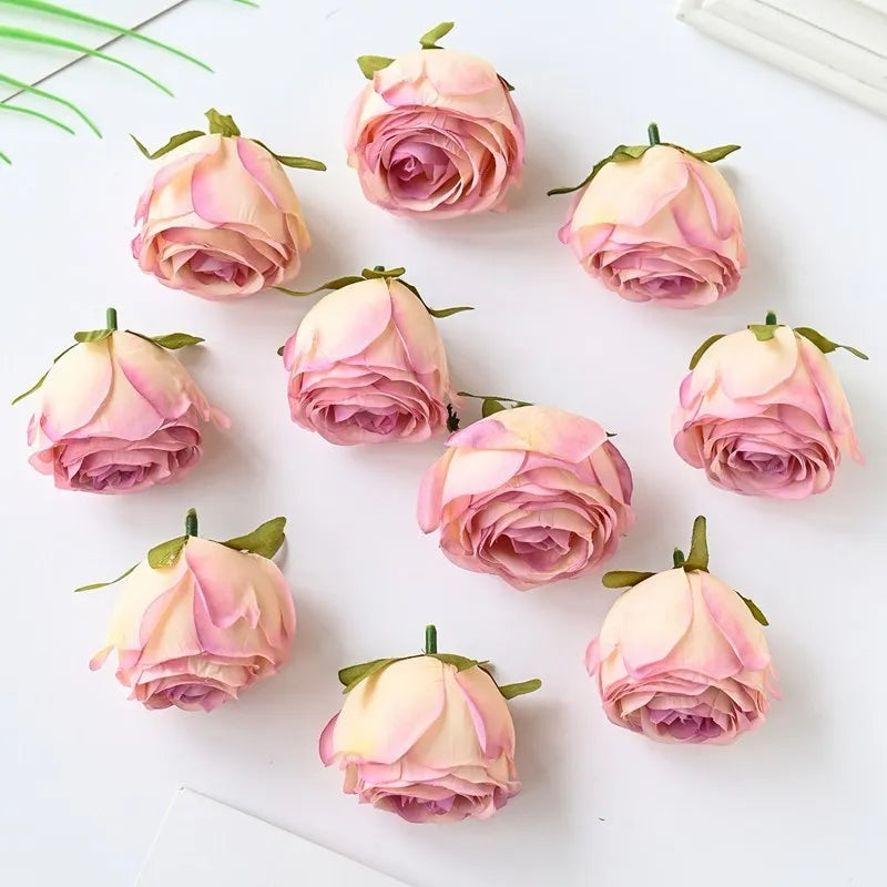 パーティー・インテリア装飾|シルク製造花ローズ50個セット