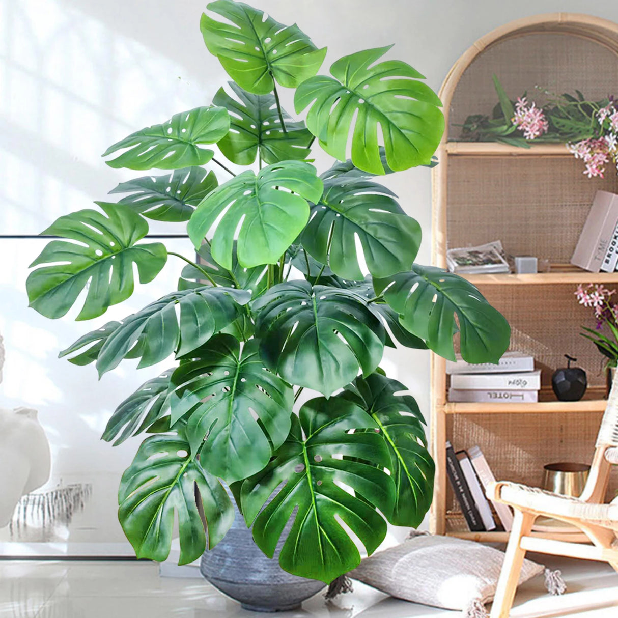 60~103cm・40.55インチ・人工モンステラ・ポトス